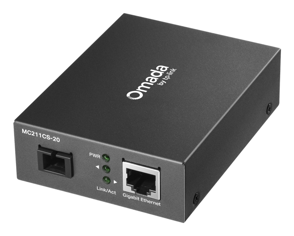 Conversor de Midia Tp-link Omada Gigabit WDM MC211CS-20