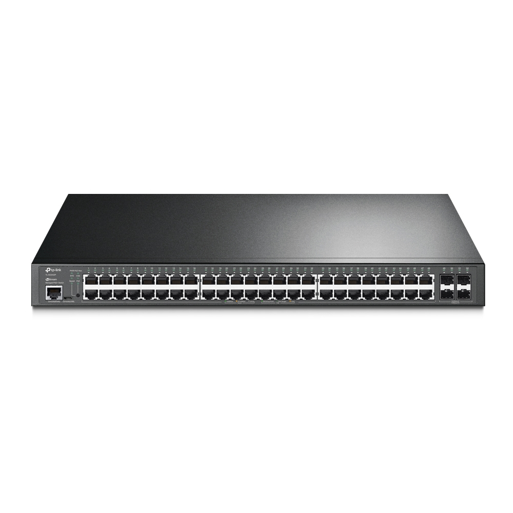 Switch Gerenciável TP-Link JetStream TL-SG3452P 52 Portas Gigabit com 48 PoE+