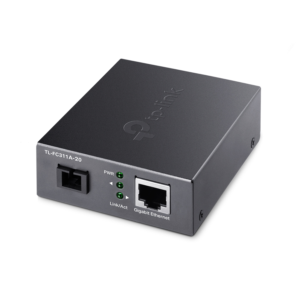 Conversor de Midia Tp-link Omada Gigabit Monomodo 20KM WDM TL-FC311A-20