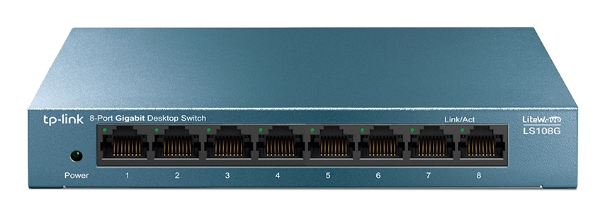 Switch Tp-link 8 PTS Gigabit nao Gerenciavel LS108G