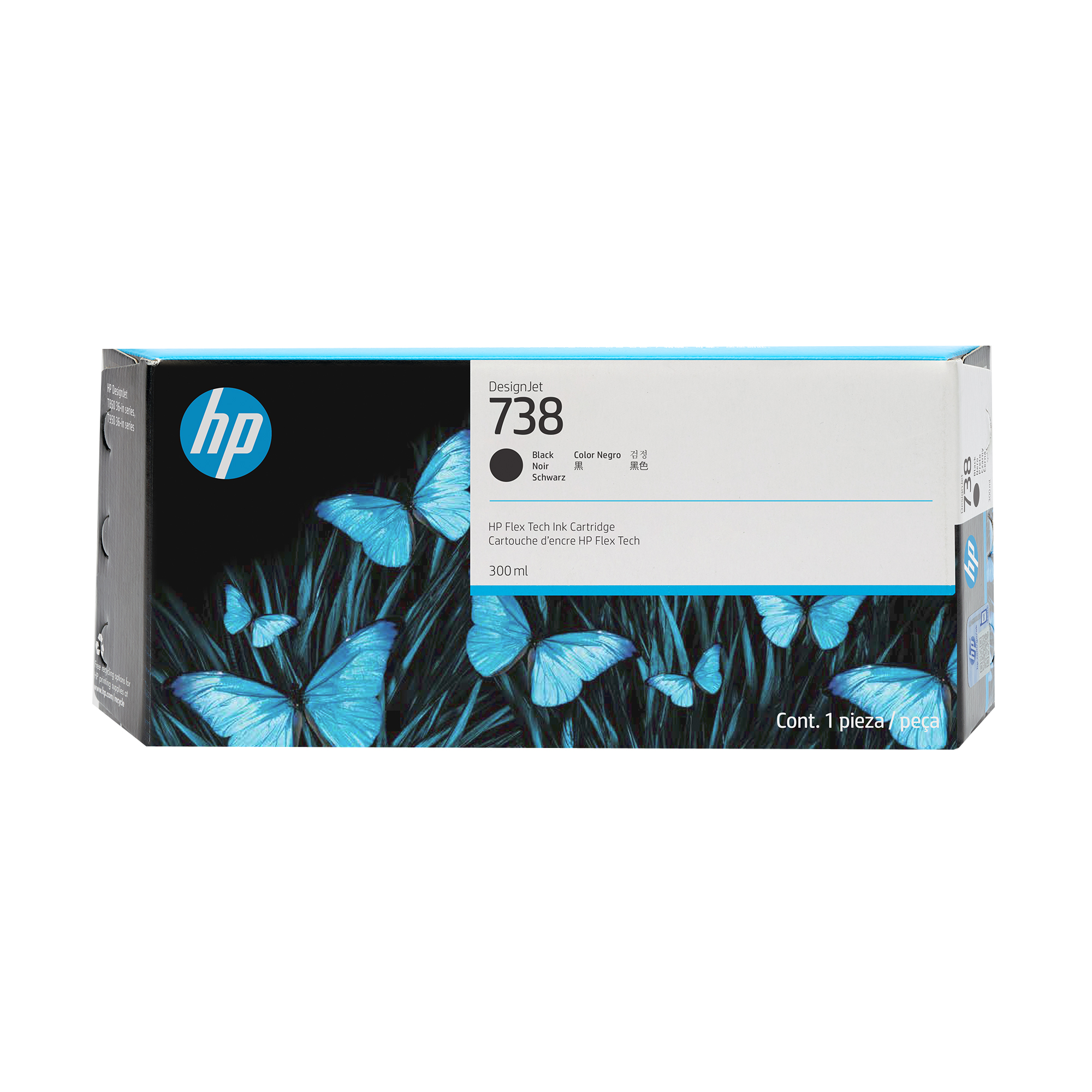 HP Inc. CARTUCHO TINTA PLOTTER HP 738 PRETO 300ML