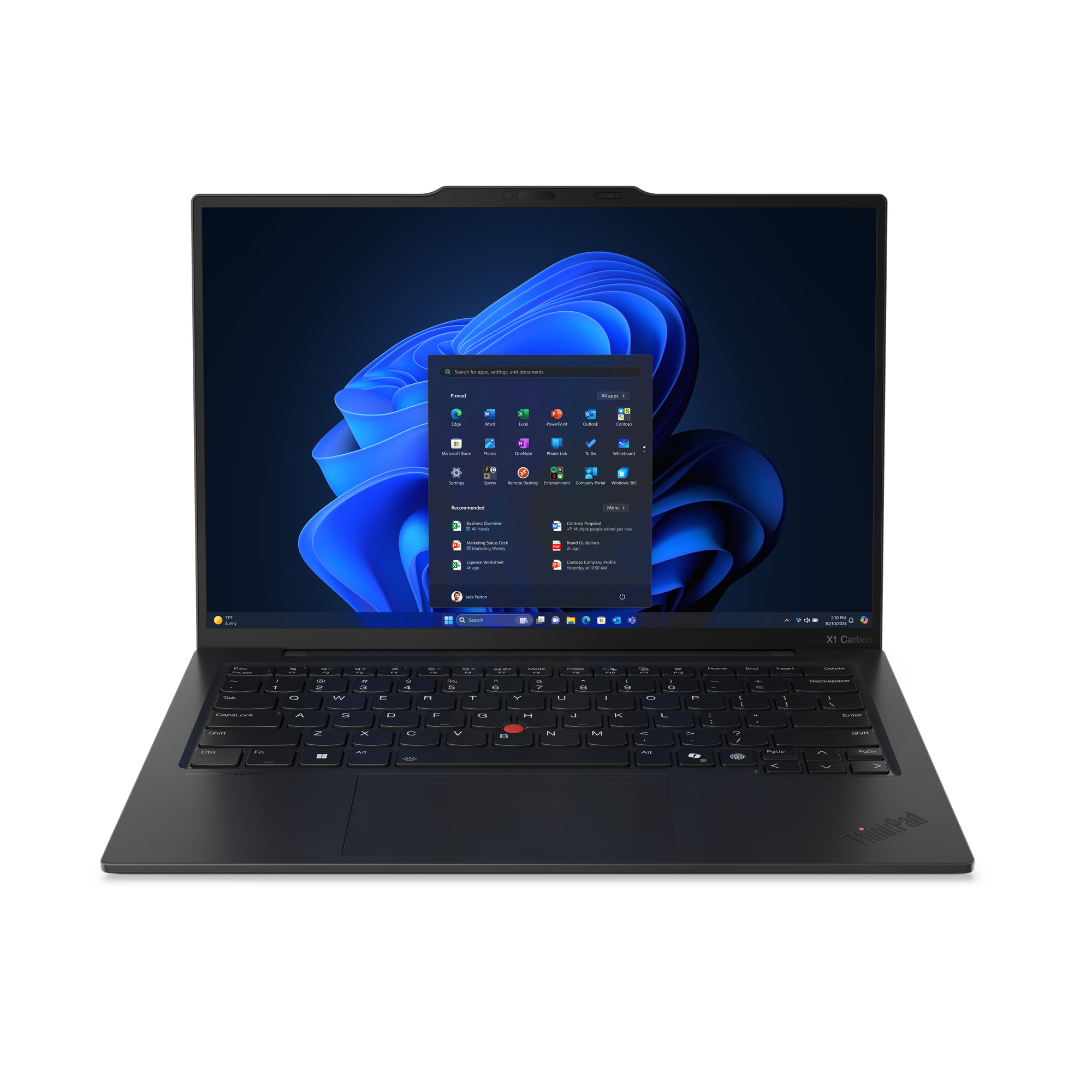 Lenovo PCs NOTEBOOK X1 CARBON G13 U7-266V 16GB WIN11 PRO 512GB SSD 3T OS