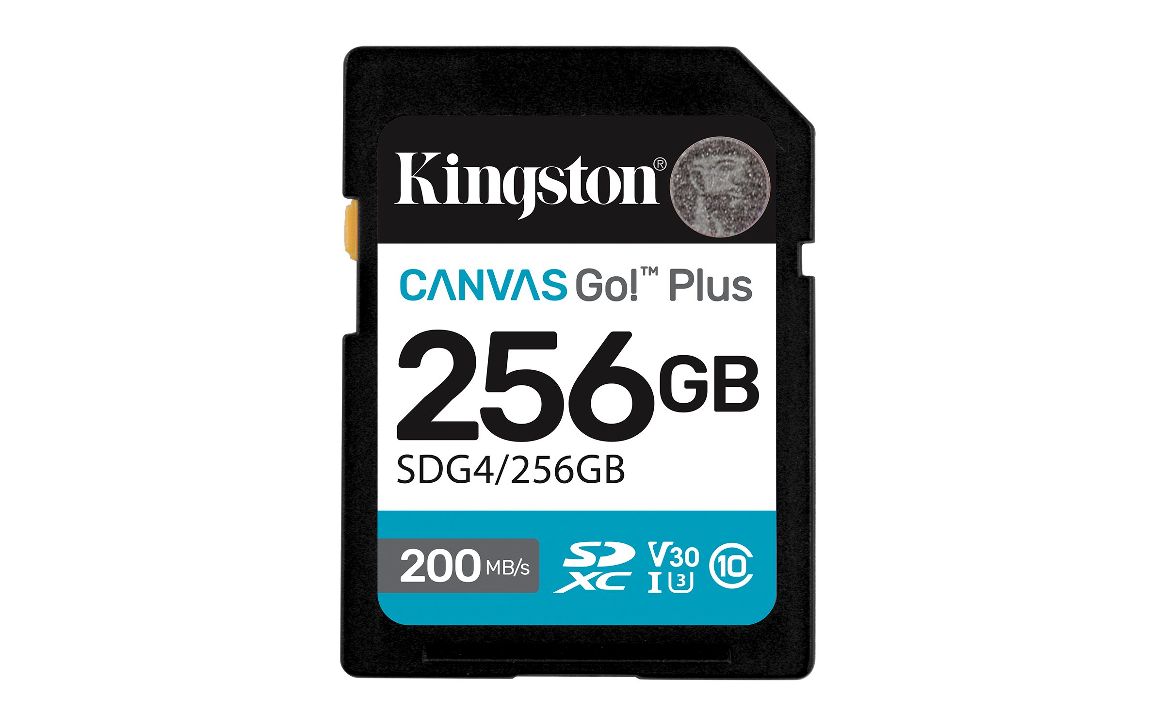 Cartao de Memoria Kingston SD 256GB Canvas GO Plus Classe 10 Leitura 200MB/S Gravação 160MB/S - S...
