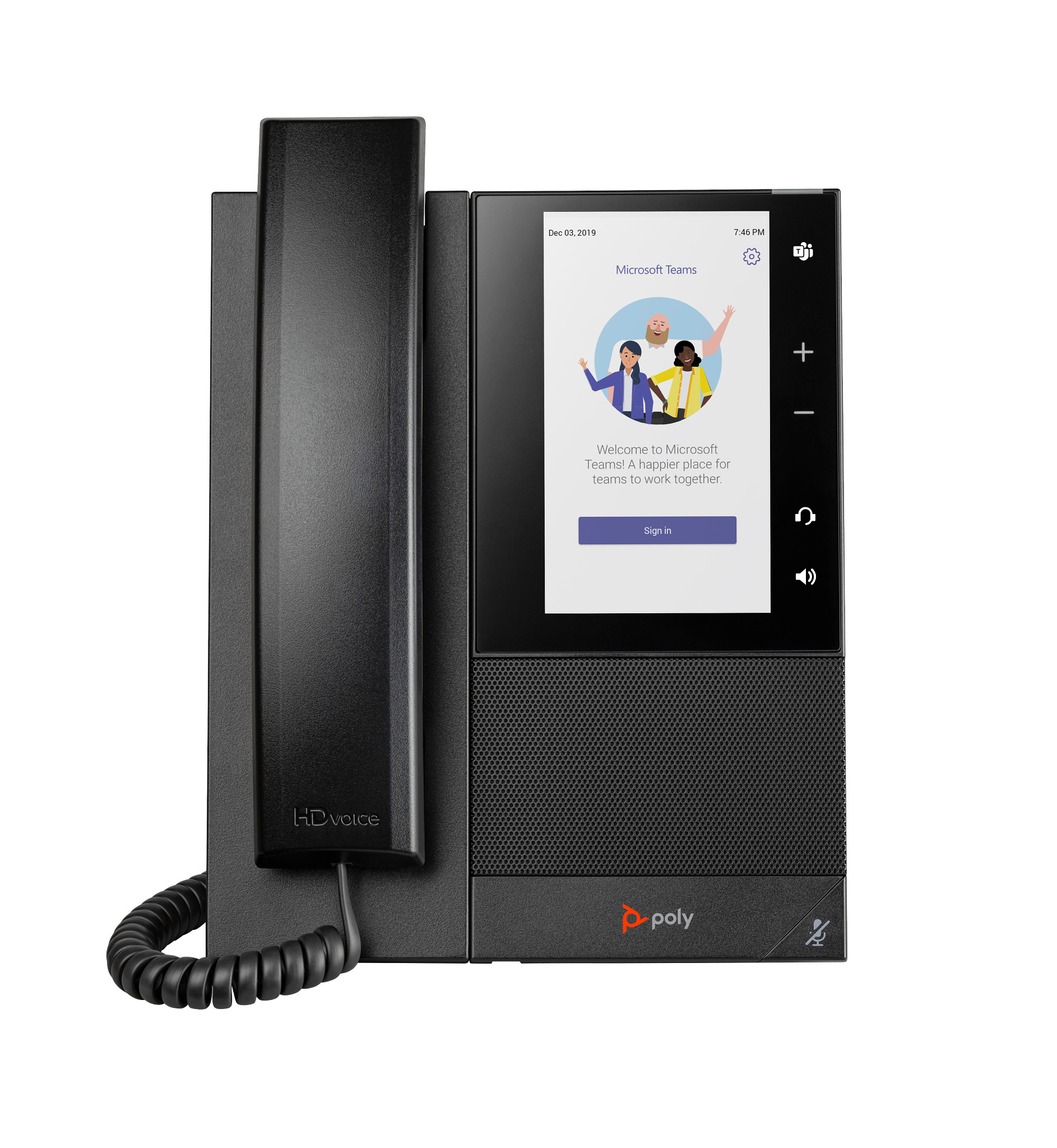Poly TELEFONE IP POLY CCX 505 CERT. TEAMS SIP POE