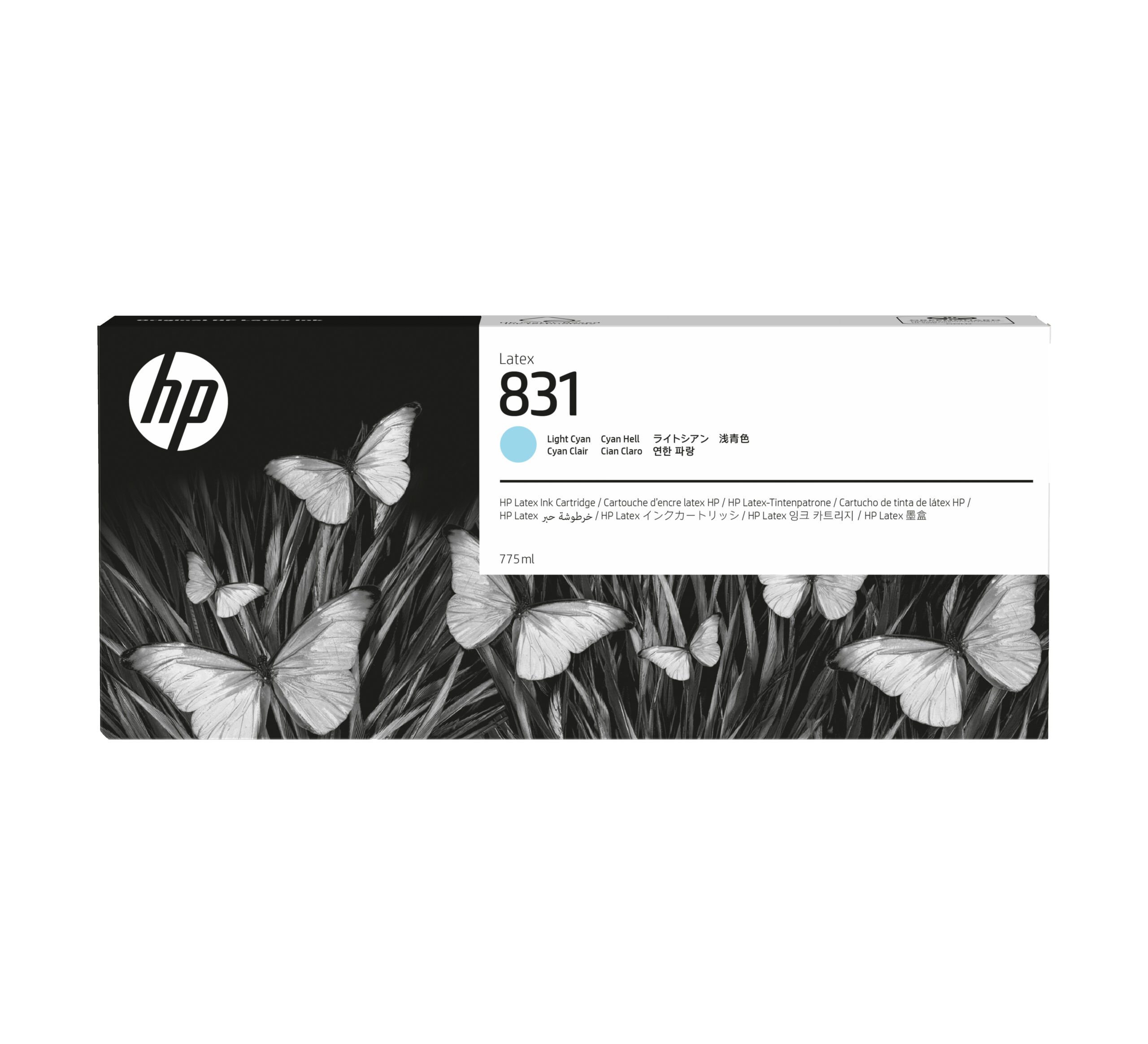 Cartucho HP Latex 831A Ciano Claro 775ml